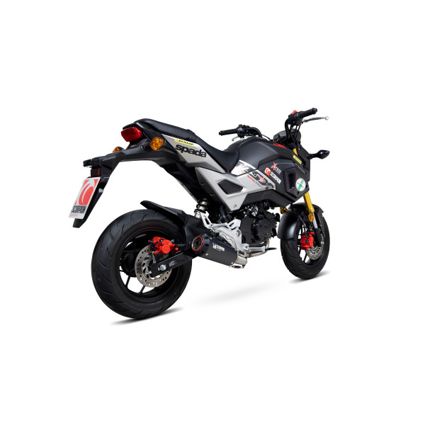 Scorpion Exhaust Honda MSX 125 2016 - 2020 Red Power Full System Black Ceramic Coated Sleeve